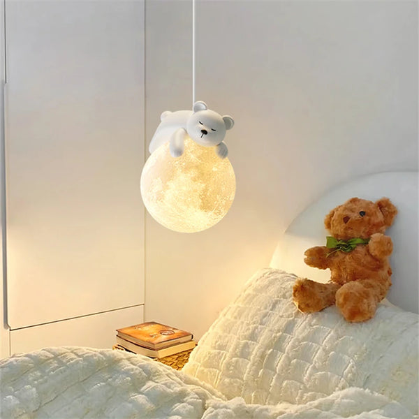 Lustre LED para Quarto Infantil e Adulto - Iluminação Elegante e Funcional