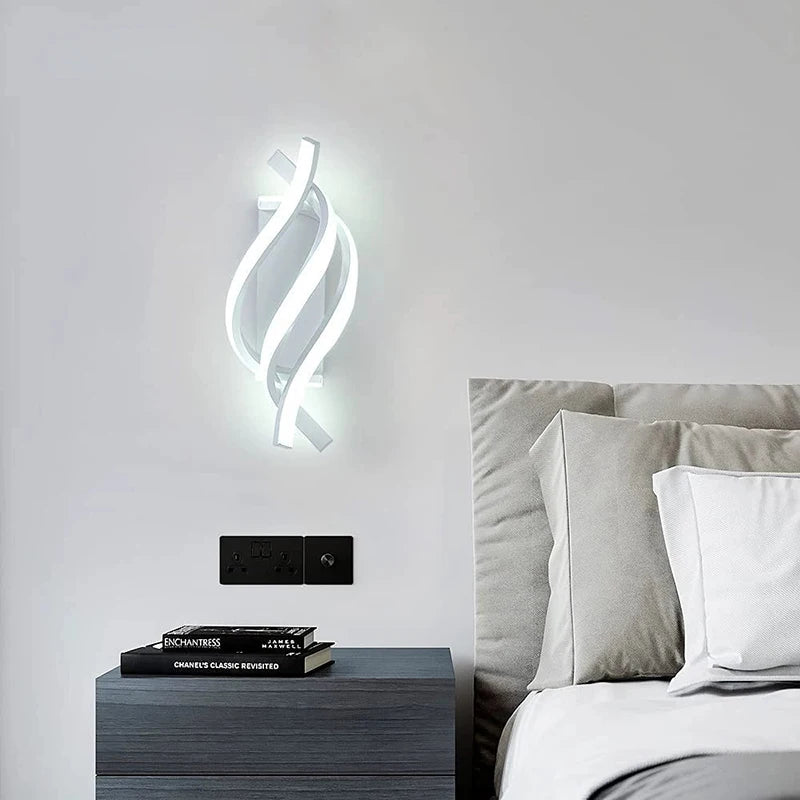 Arandela Decorativa de Parede com LED para Sala, Quarto e Corredor