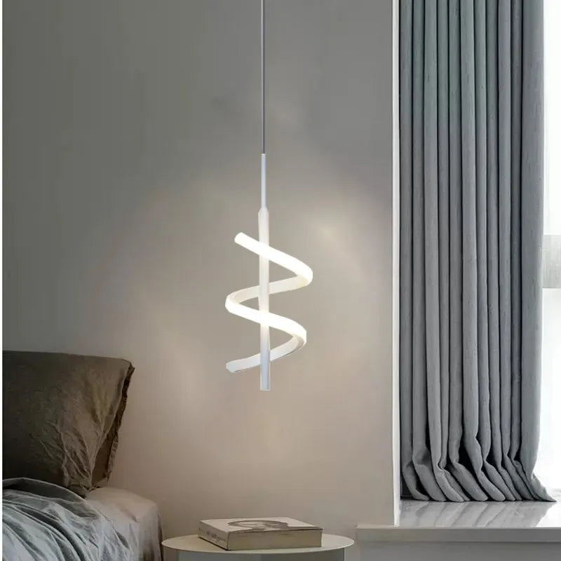 Luminária Pendente LED Moderna Minimalista para Quarto e Sala