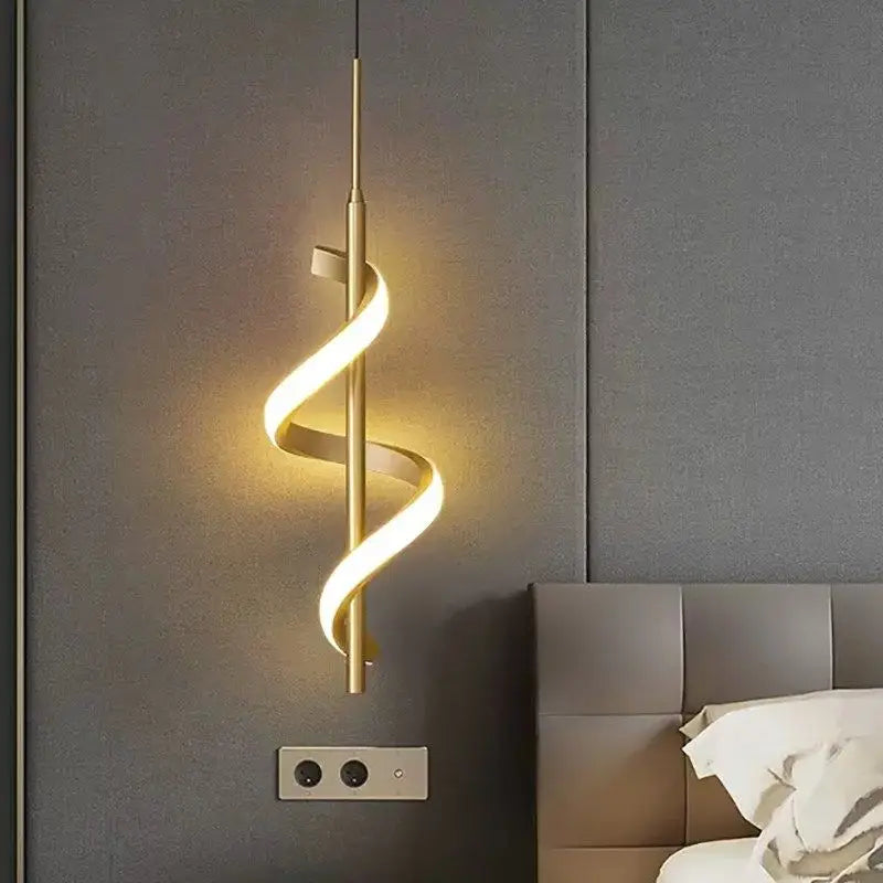 Luminária Pendente LED Moderna Minimalista para Quarto e Sala