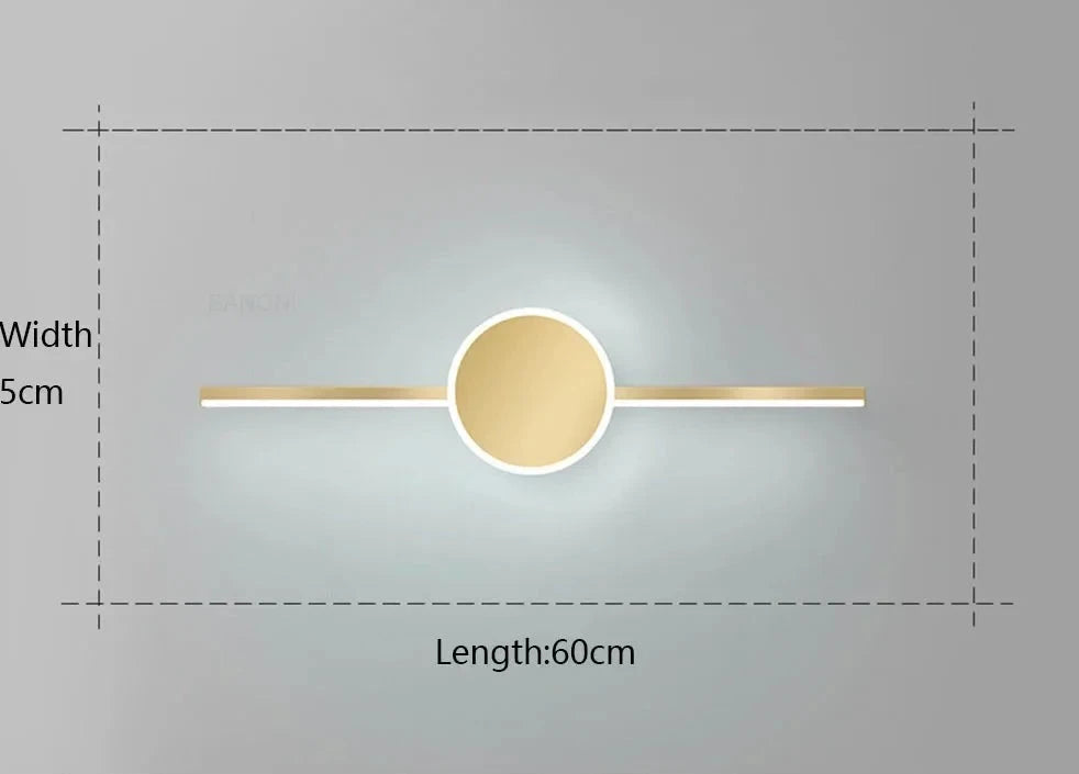 Arandela LED Moderna para Quarto e Banheiro