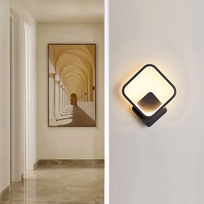 Arandela LED Estilo Quadrada para Decoração Interna